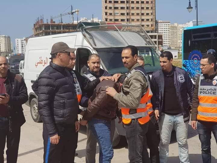 إعادة تمثيل جريمة قتل مصري لمغربي وإحراق جثته بضواحي طنجة