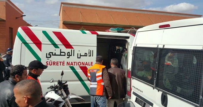 أمن مديونة يشهر اسلحته الوظيفية لتوقيف مشتبه فيه عرض عناصر الشرطة لتهديد خطير