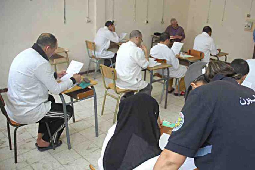 181..عدد الناجحين في الباكالوريا بمختلف المؤسسات السجنية