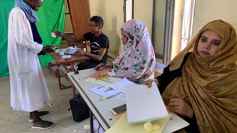 الانتخابات الرئاسية في موريتانيا ..نسبة المشاركة ازيد من 60 في المائة