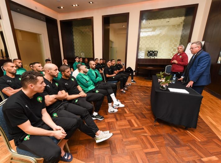 لقجع غاضب بعد النتيجة المخيبة للاسود أمام منتخب موريتانيا