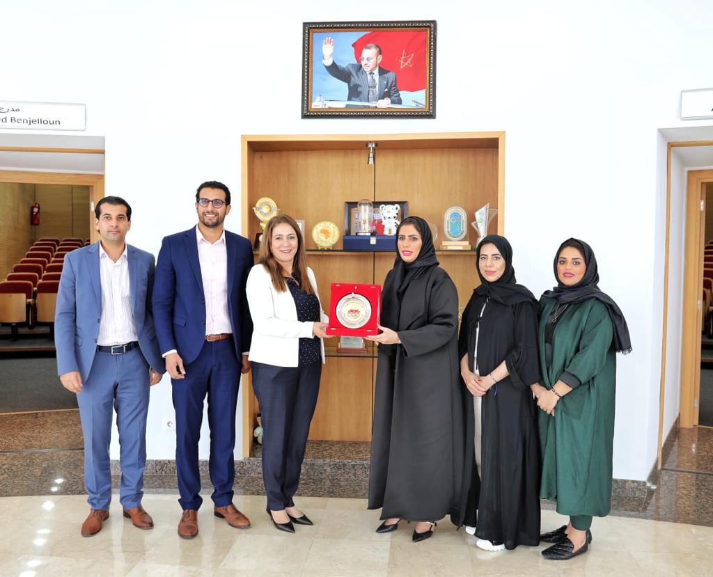 عربية السيدات في زيارة تحفيزية للجنة الأولمبية حرصا على المشاركة المغربية