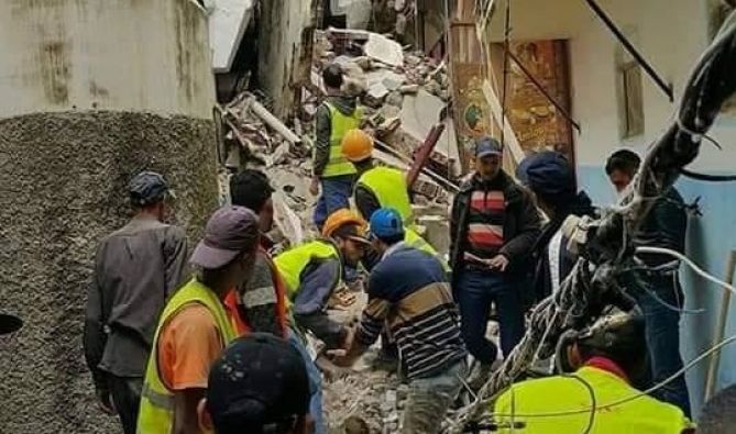 طنجة: انهيار منزل يخلف قتيلين