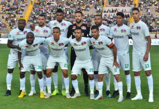 الرجاء يتفوق  على حسنية اكادير بهدفين لهدف
