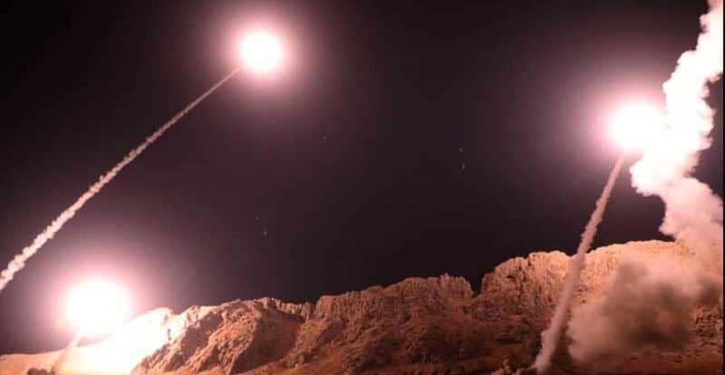 صواريخ إيران تدمر قاعدتين أمريكيتين في العراق والحرس الثوري يهدد بضرب اسرائيل