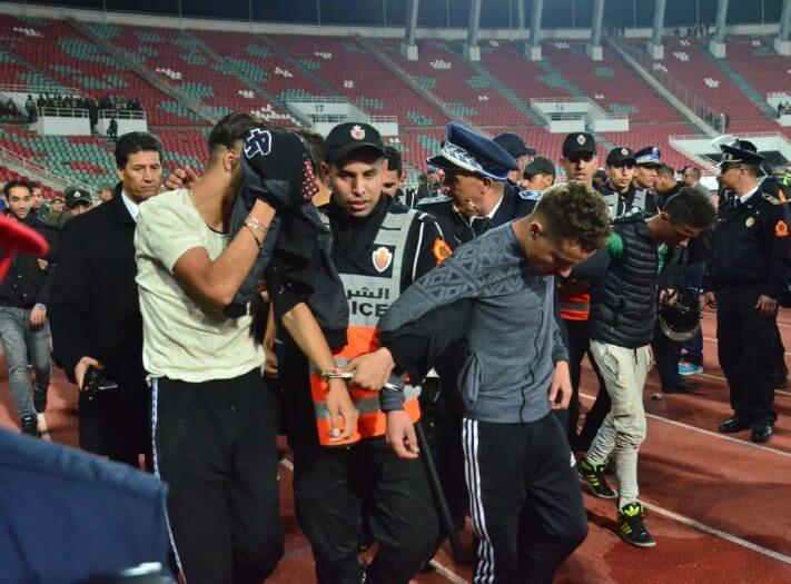 توقيف 13 شخصا تعلى خلفية أحداث الشغب التي أعقبت مباراة “الكلاسيكو”