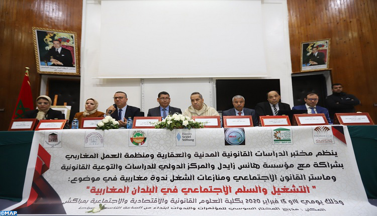 ندوة بمراكش ترصد موضوع التشغيل وإشكالات السلم في المنطقة المغاربية