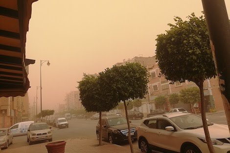 عواصف رملية بالأقاليم الجنوبية