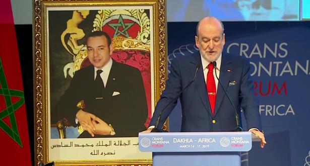 رئيس منتدى كرانس مونتانا يؤكد على صواب القرارات المتخذة خلف قيادة جلالة الملك