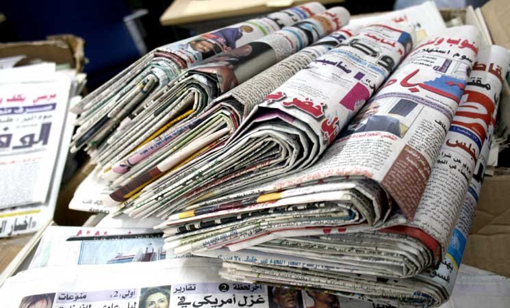 الجرائد الورقية تعود الى النشر والتوزيع الثلاثاء المقبل