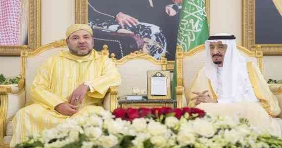برقية تهنئة إلى جلالة الملك من خادم الحرمين الشريفين بمناسبة عيد العرش