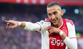 حكيم زياش يصنف ثالث أفضل صانع أهداف في دوري عصبة الابطال الأوروبية