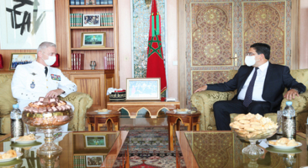 ناصر بوريطة يستقبل بالرباط قائد أركان الجيوش الفرنسية