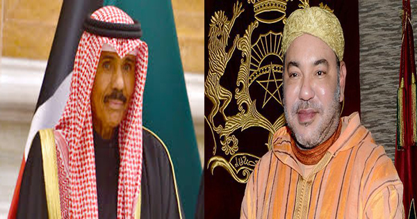 صاحب الجلالة يهنئ الشيخ نواف الأحمد الجابر الصباح بمناسبة توليه مقاليد الحكم في الكويت