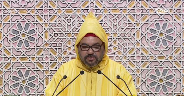 جلالة الملك يفتتح الدورة  الأولى من السنة التشريعية بخطاب من القصر الملكي