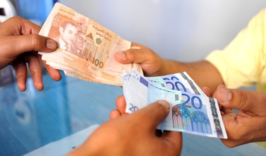 ارتفاع قيمة الدرهم مقابل الأورو بنسبة 0,14 في المائة ما بين 29 أكتوبر الماضي و4 نونبر الجاري