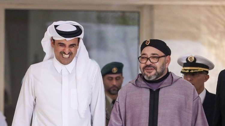 جلالة الملك يهنئ أمير دولة قطر بمناسبة العيد الوطني لبلاده