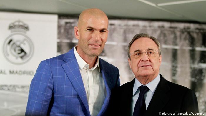 كورونا يصيب زيدان مدرب ريال مدريد الإسباني