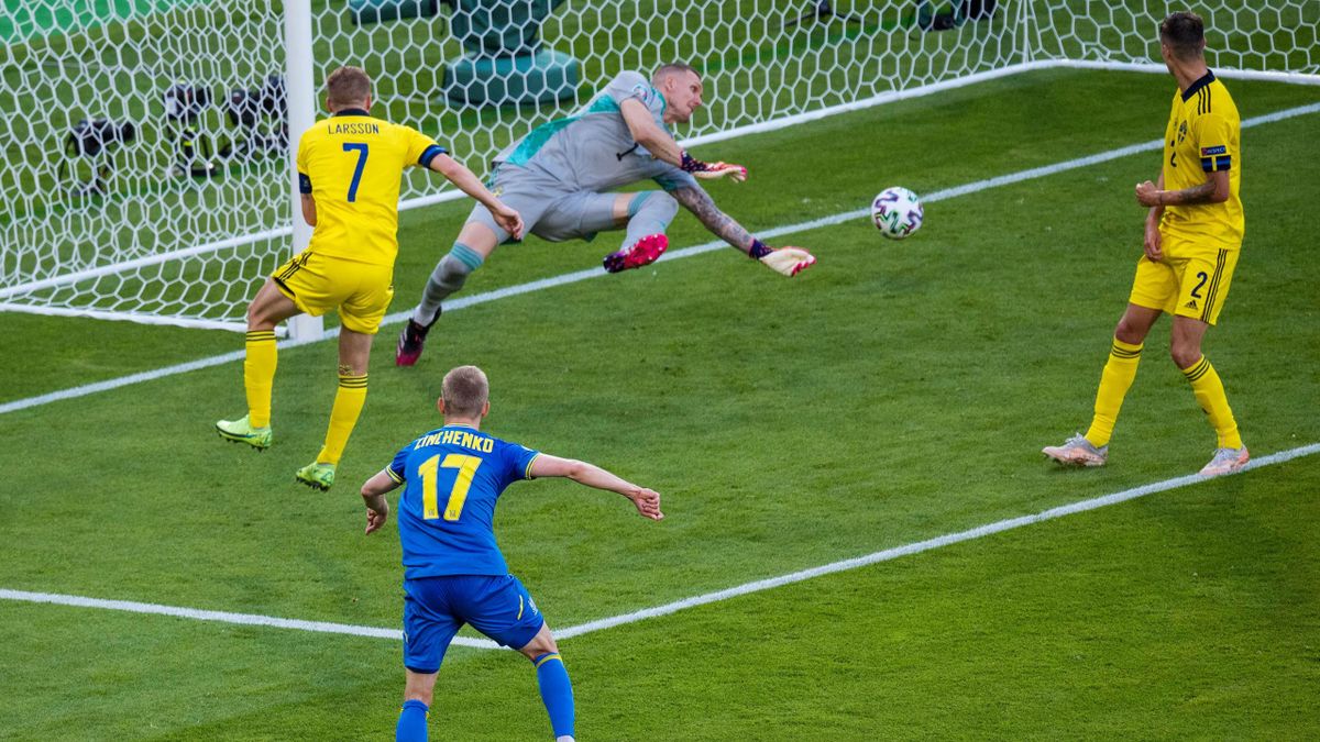 أوكرانيا تبعد السويد عن اليورو و تكمل عقد الفرق المؤهلة لربع النهائي