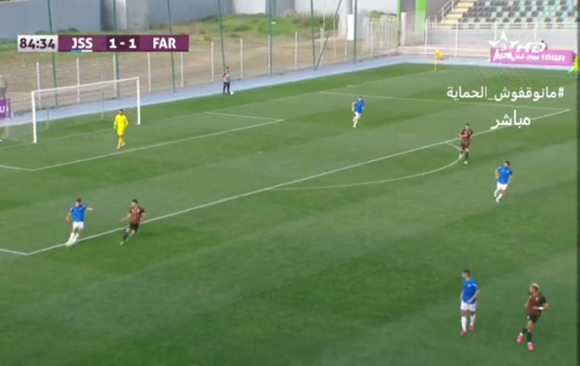 الجيش الملكي يفرط في نقاط الفوز أمام الشباب الرياضي السالمي