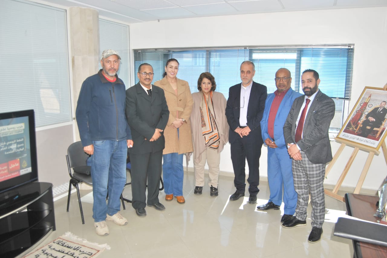 تنسيقية المراسلين المعتمدين المحترفين تعقد لقاء مع رئيس النقابة الوطنية للصحافة المغربية.