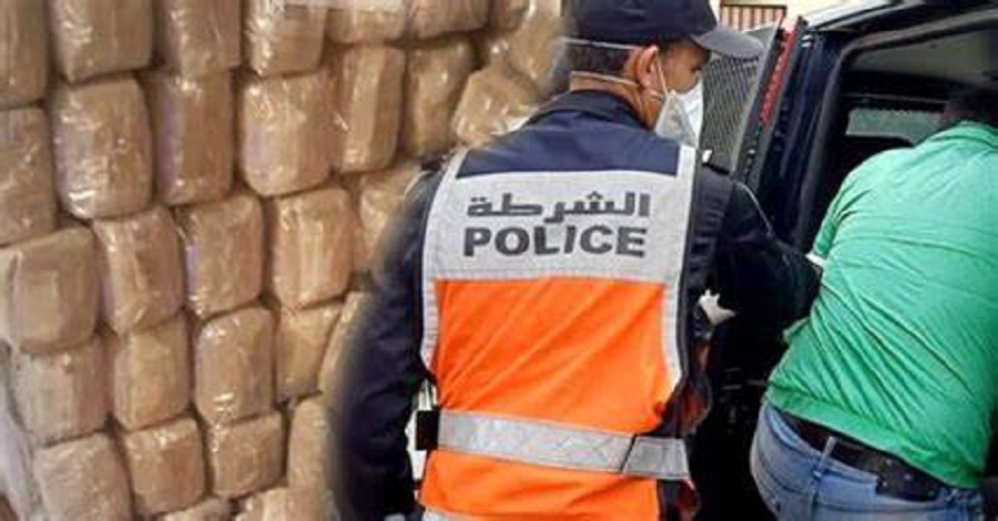 إحباط محاولة تهريب 347 كيلوغرام من مخدر الشيرا على متن شاحنة للنقل الدولي