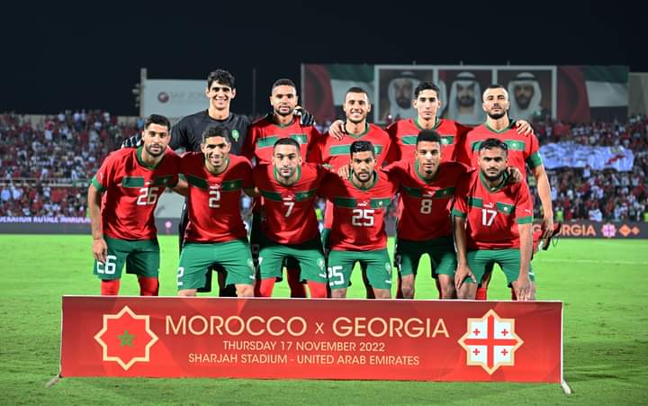 أسود الأطلس يتفوقون على جورجيا في آخر لقاء إعدادي قبل كأس العالم قطر 2022