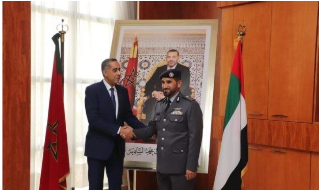 تنفيذ الشراكة بين المديرية العامة الامن الوطني والقيادة العامة لشرطة أبوظبي بالإمارات
