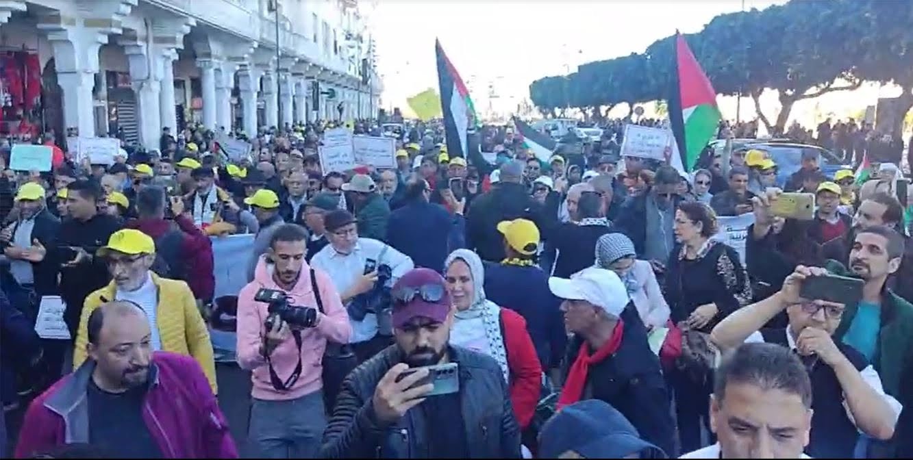 مسيرة حاشدة بالرباط احتجاجا على غلاء الاسعار