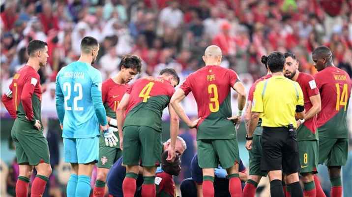 الإصابة تغيب البرتغاليين مينديز وبيريرا عن مواجهة المغرب والثنائي يعود لباريس لاستكمال برنامجهما العلاجي