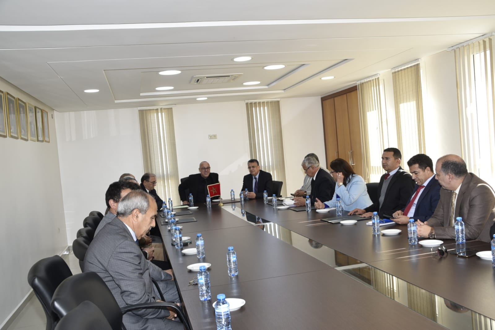 وزير العدل يقوم بزيارة لمقر هيئة المحامين بتازة
