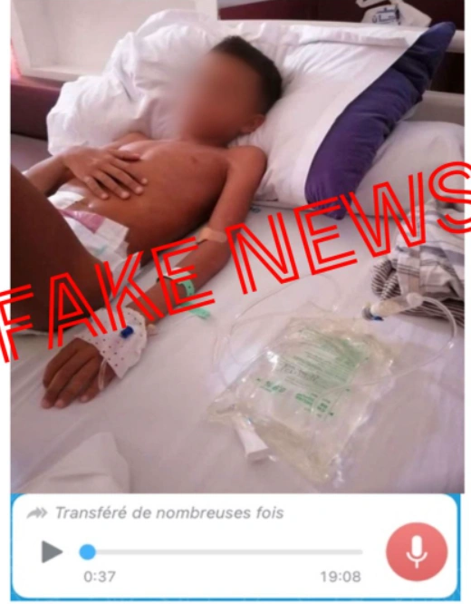 المديرية العامة للأمن الوطني تنفي صحة صورة يظهر فيها طفل “ضحية  اختطاف” مزعوم بأحد المستشفيات