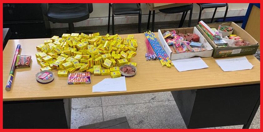 أمن البيضاء يحجز 11 ألف و158 وحدة من المفرقعات والشهب النارية، ويوقف أربعة أشخاص