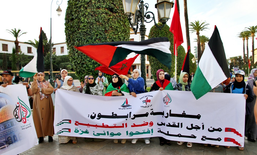 اللجنة المركزية للعمل النسائي للاتحاد الوطني للشغل بالمغرب تعبر عن اعتزازها ببطولات المقاومة الفلسطينية وتدعو إلى مساندة الشعب الفلسطيني