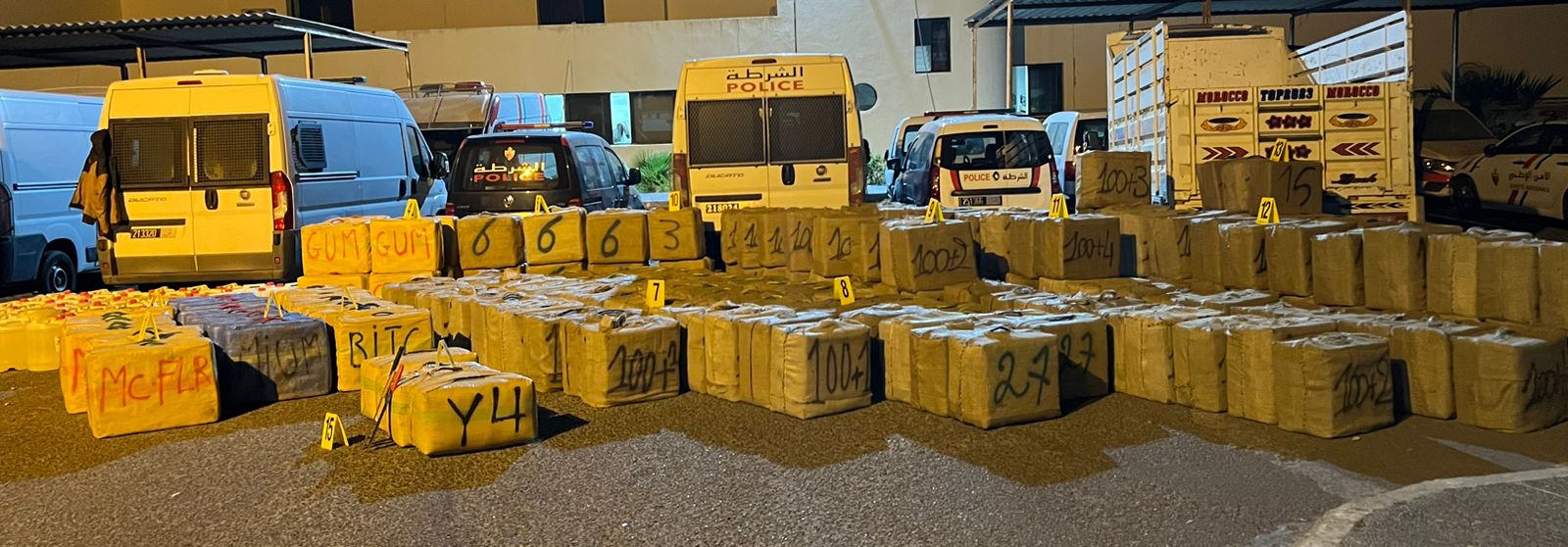 آسفي:ضبط  من المخدرات ثمانية أطنان من المخدرات و112 كيلوغراما من مخدر الشيرا معدة للتهريب الدولي
