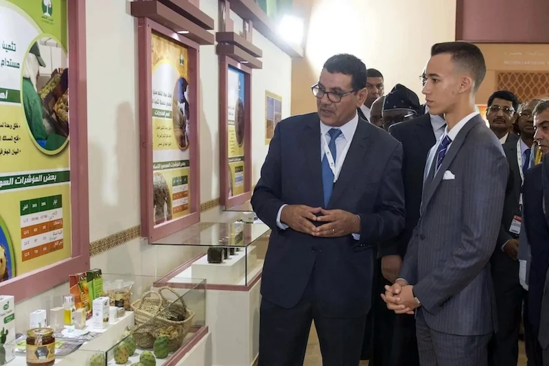 الأمير مولاي الحسن يفتتح الدورة الـ17 للملتقى الدولي للفلاحة بالمغرب بمكناس.
