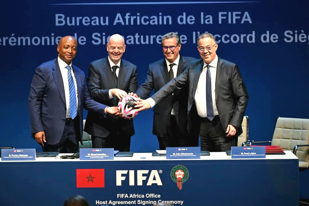 المغرب يحتضن أول مقر إقليمي لـ”فيفا” بإفريقيا بمدينة سلا.