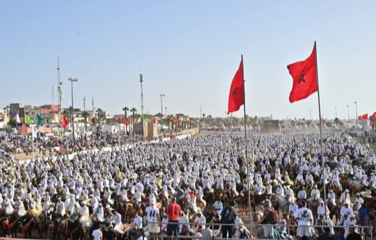 122 سربة و2065 فرس يزينون موسم مولاي عبد الله أمغار 2025